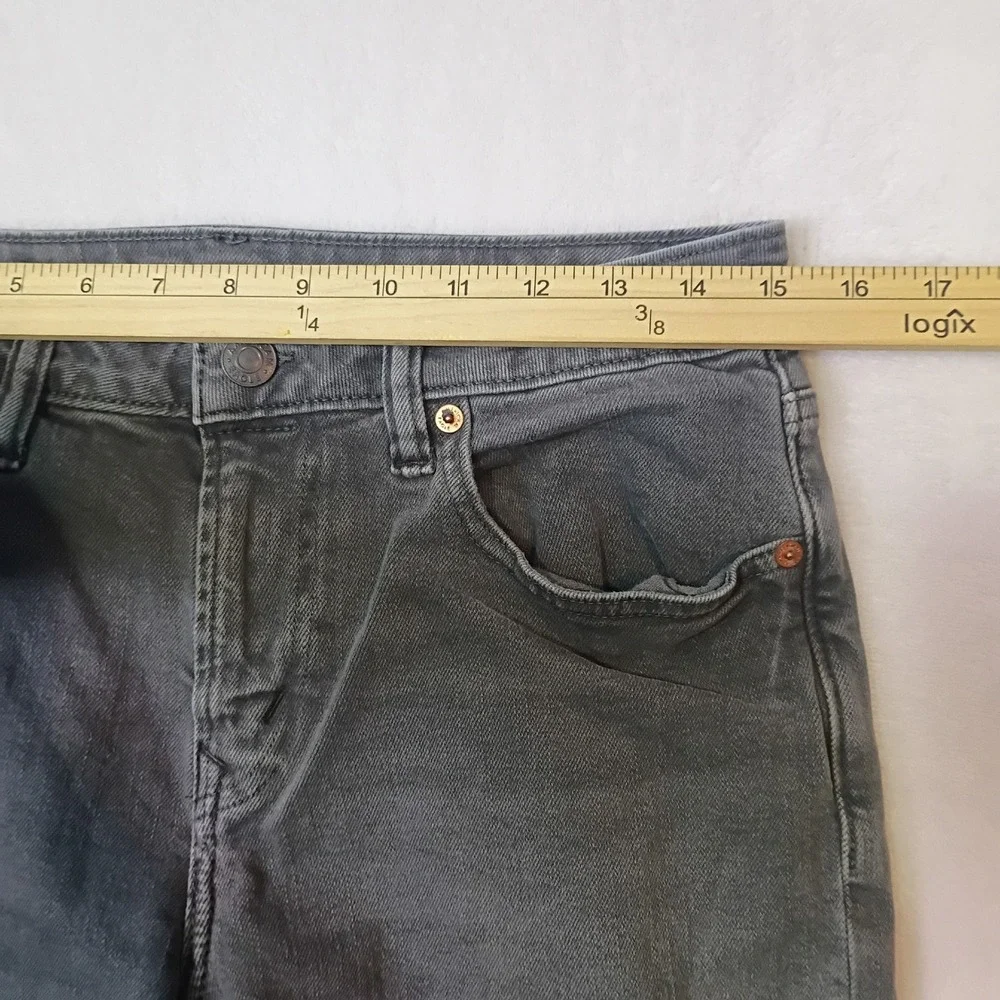 American Eagle Athletic Fit Jeans Mens 30x34 Charcoal Gray Stretch Denim